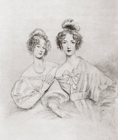 The Misses Catherine and Mary Glynne, from 